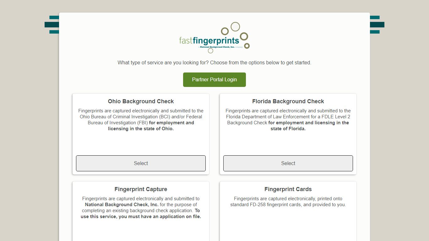 Fast Fingerprints Online Registration